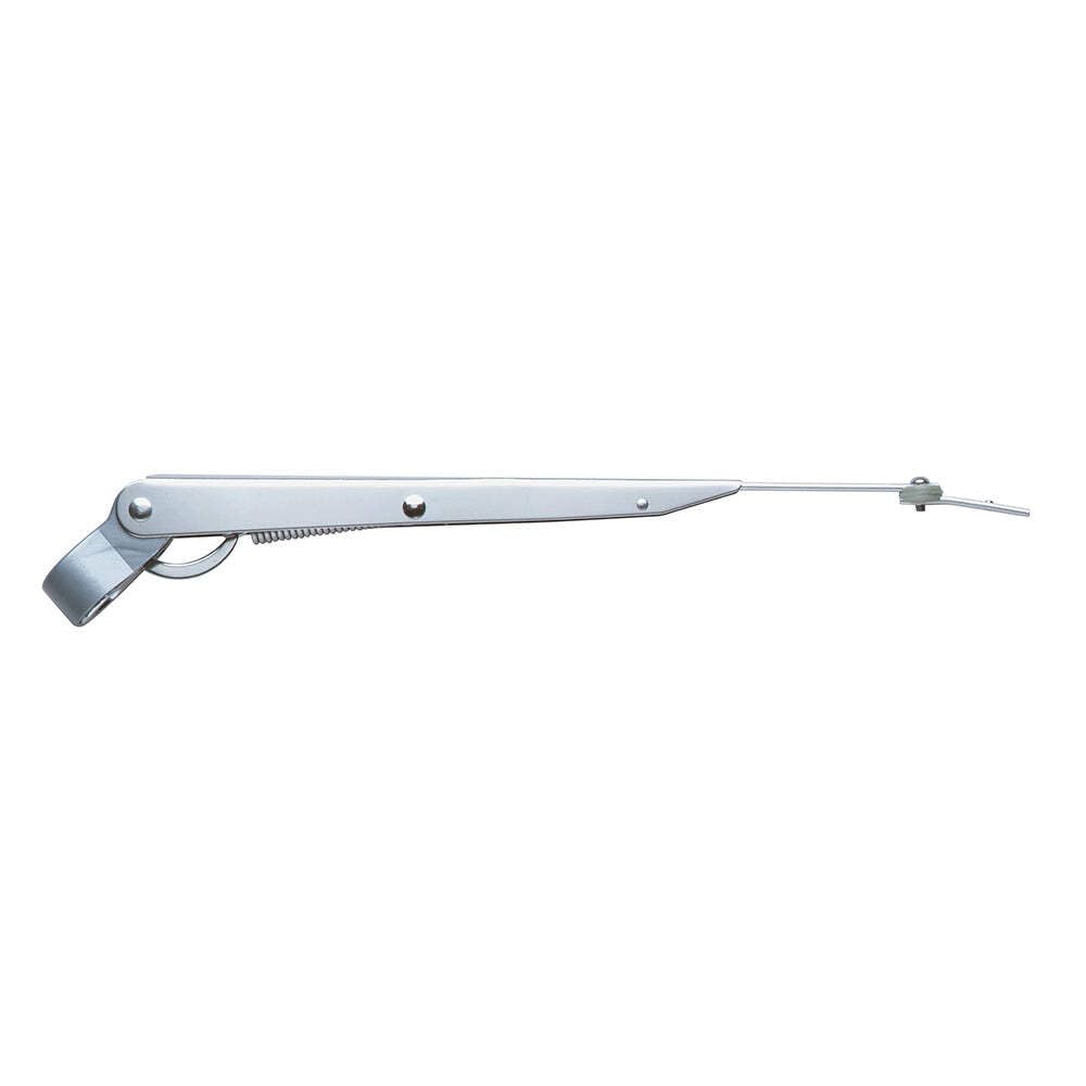 Marinco wiper arm front profile showing stainless steel finish and durable fit