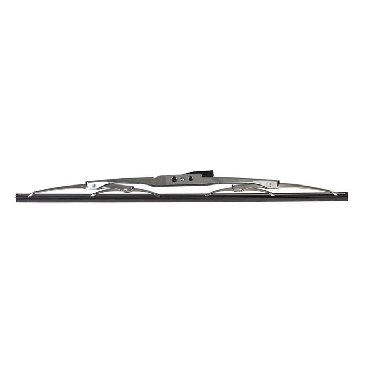 Marinco front view showing stainless steel blade and silicone squeegee for clear visibility