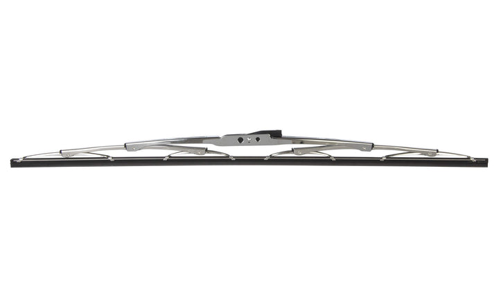Marinco 34018S front view showing stainless frame and silicone squeegee for clear visibility