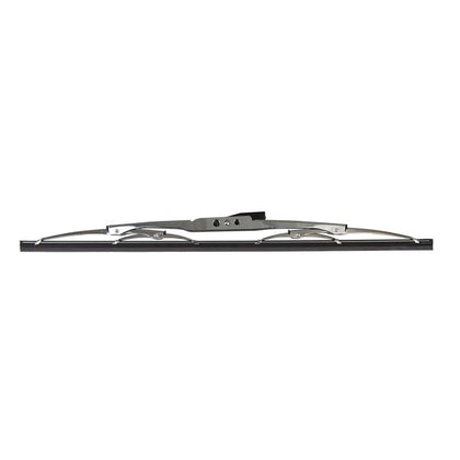 Marinco 34020S front view showing stainless frame and silicone squeegee for clear visibility