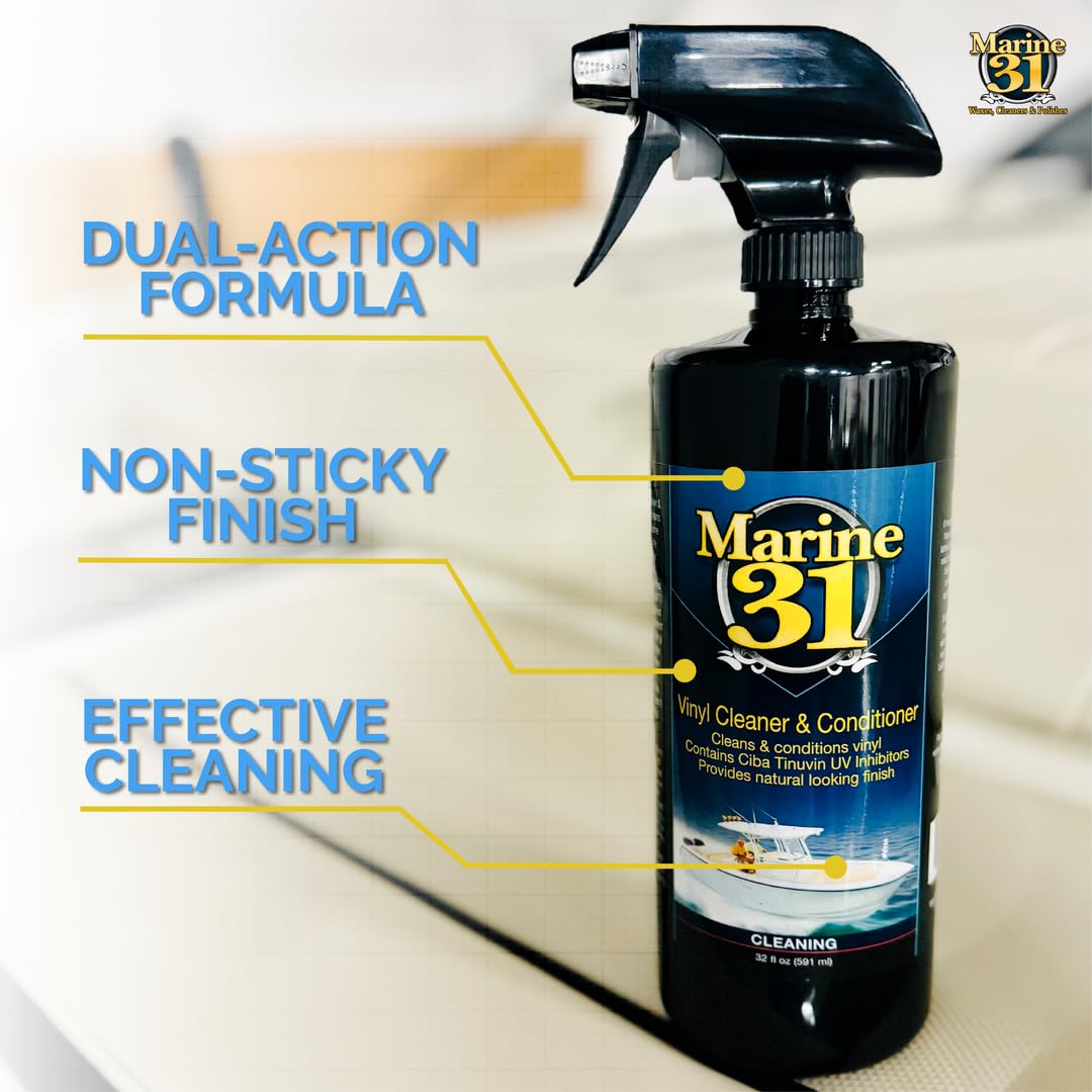 Marine 31 32 oz bottle held in hand showing portable size and convenient use