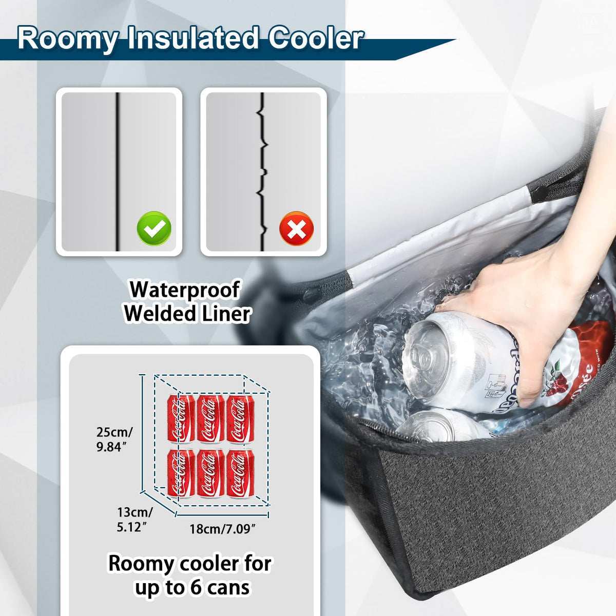 MARKSIGN detached module placed on seat to show portability and quick removal benefit