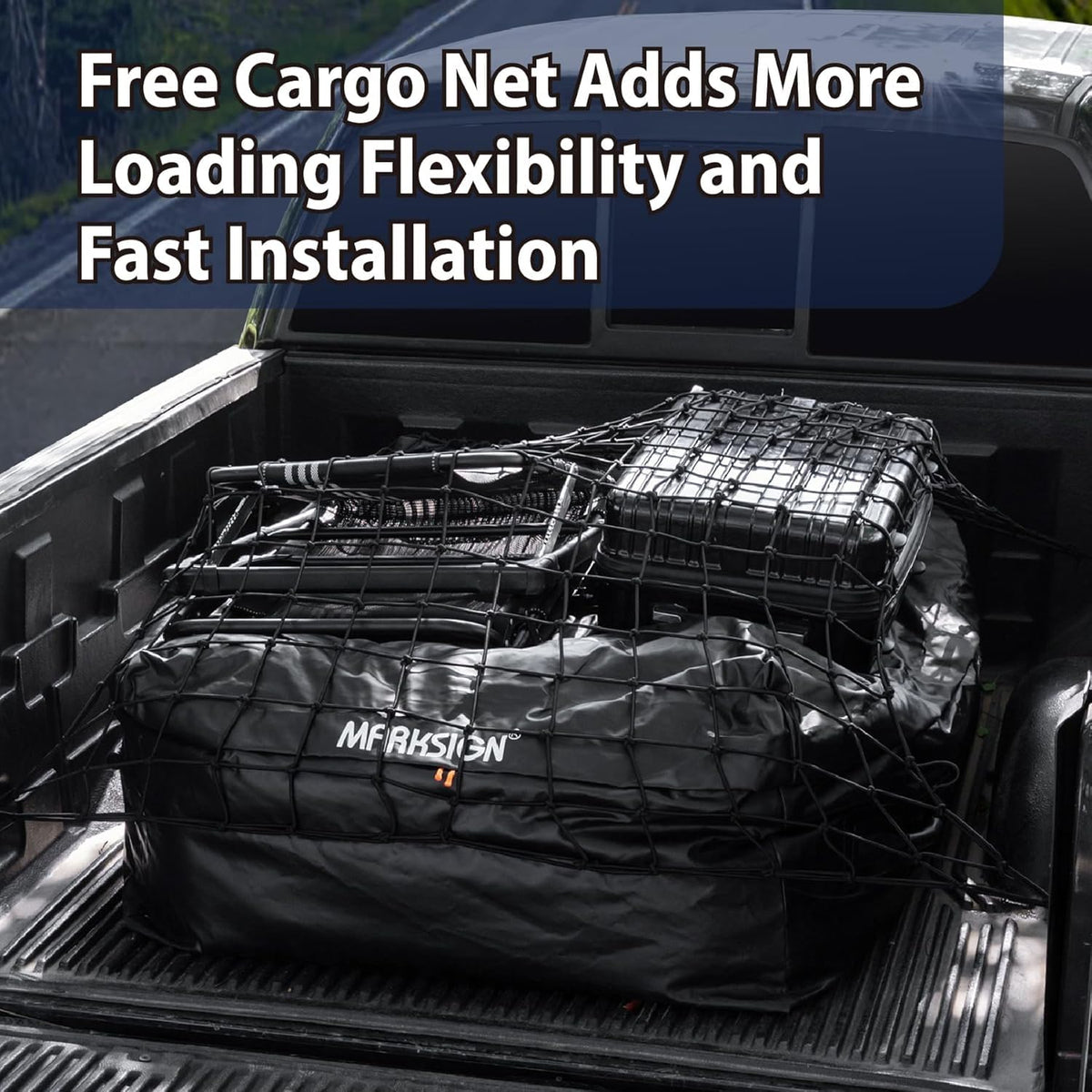 MARKSIGN compact storage sack folds small for convenient off-season storage