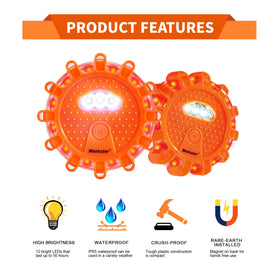 Markstor close-up of shatterproof LED lens highlighting durability and consistent bright light