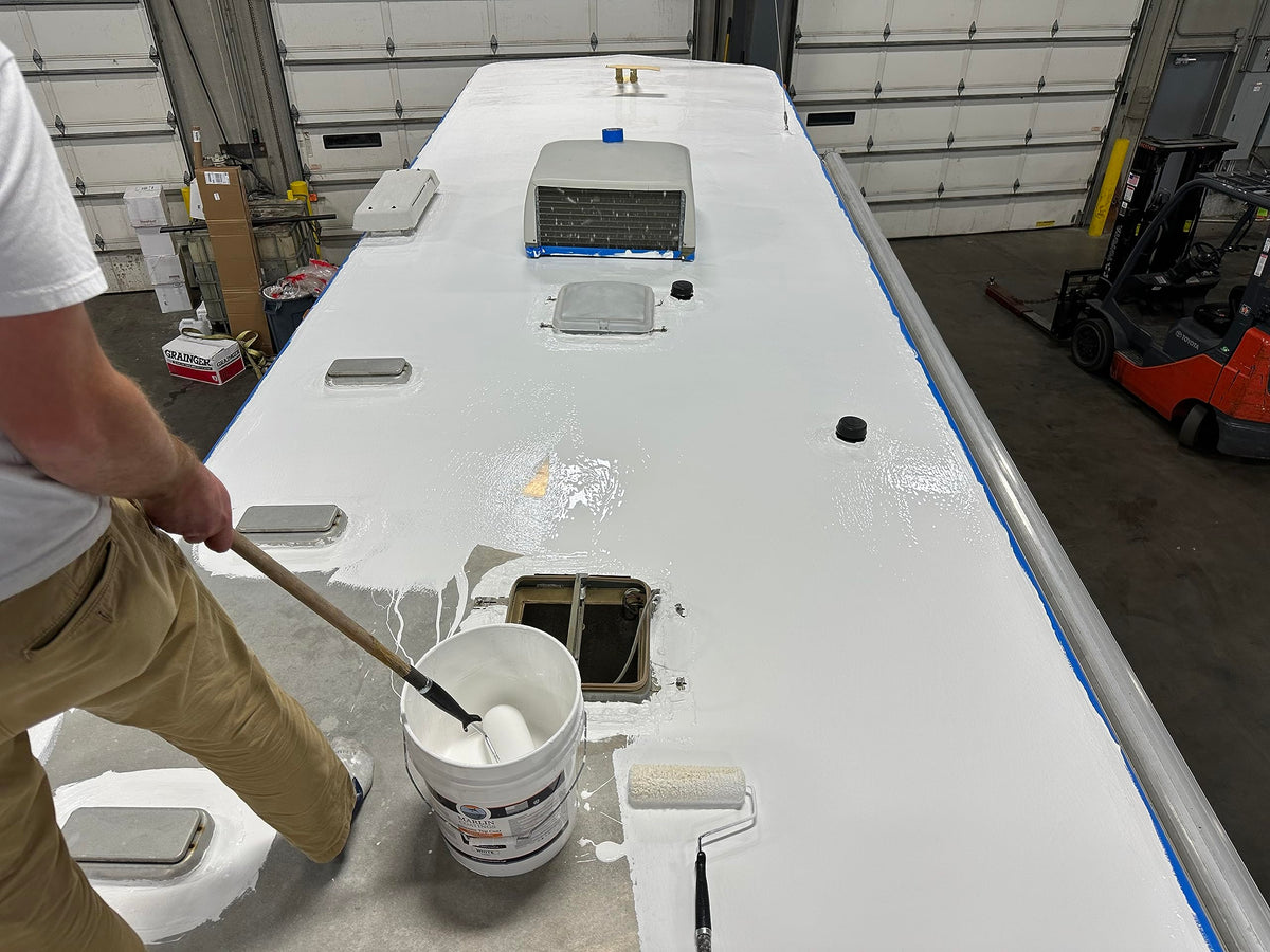 Marlin Coatings close-up of smooth silicone film texture illustrating waterproof finish