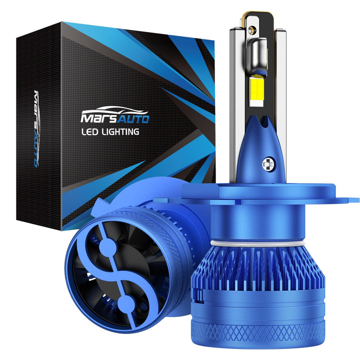 Marsauto bulb front packaging showing product and benefits
