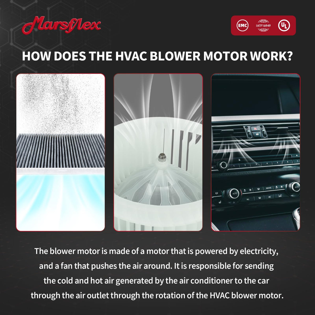 Marsflex airflow demonstration with smoke showing improved cabin ventilation