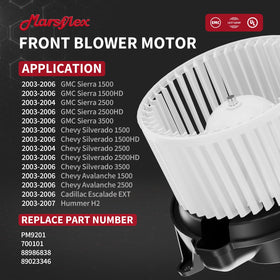 Marsflex blower motor fan cage close-up highlighting balanced fan for quieter operation