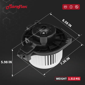 Marsflex fan blade profile emphasizing balanced design for quieter operation