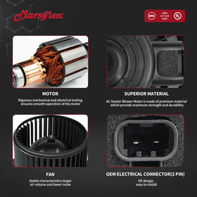 Marsflex product label and electrical connector view ensuring correct OE fitment