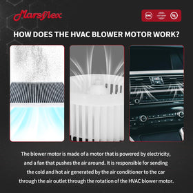 Marsflex blower motor installed inside Toyota Tacoma dashboard restoring cabin ventilation