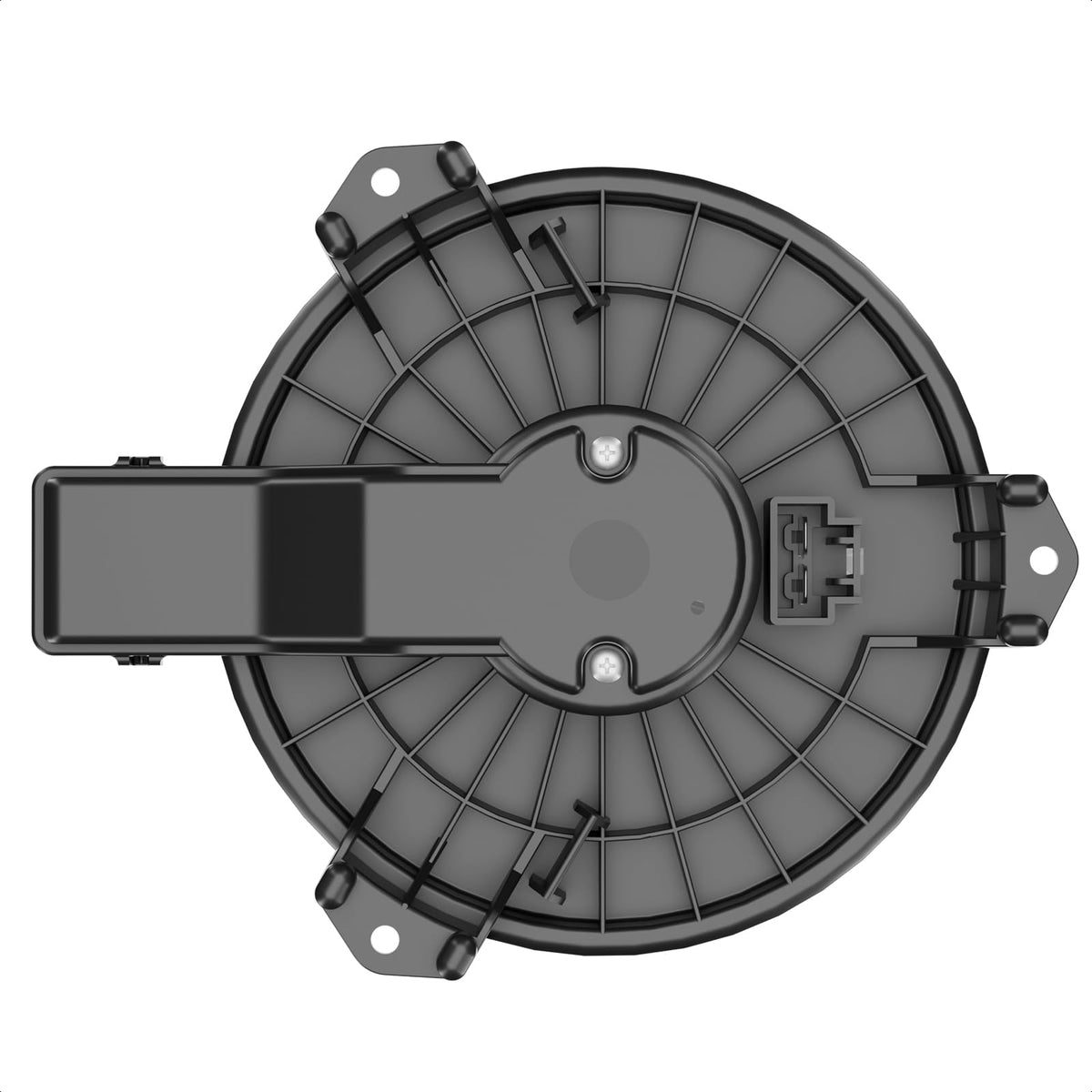 Marsflex blower motor in a garage installation scene aiding DIY replacement
