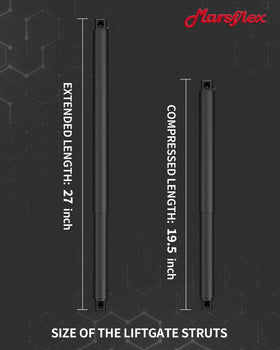 Marsflex on vehicle trunk open showing easier cargo access and convenience