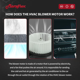 Marsflex motor mounted in engine bay demonstrating restored cabin airflow