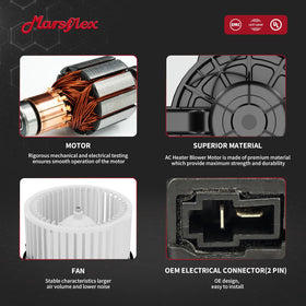 Marsflex motor side profile mounted illustrating compact fit and sturdy construction