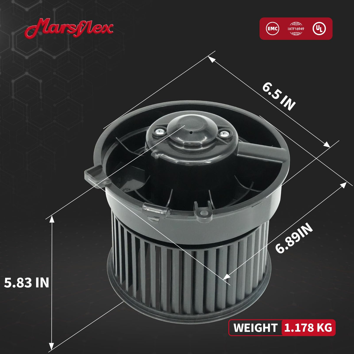 Marsflex rotor and armature view showing durable construction