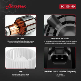 Marsflex side profile showing mounting holes for screw-installation and secure fit