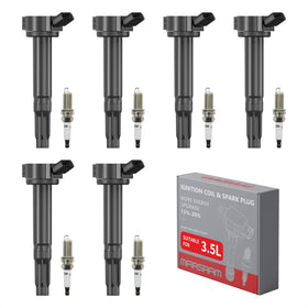 Marsram coil and plug front packaging showing kit benefits