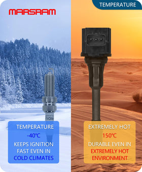 Marsram coil connector and boot focus showing secure electrical contact benefit