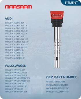 Marsram coil pack electrical connector close-up for reliable plug fit