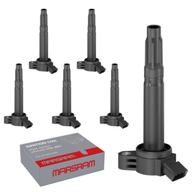 Marsram coil pack front view showing six coils and precise fit benefit