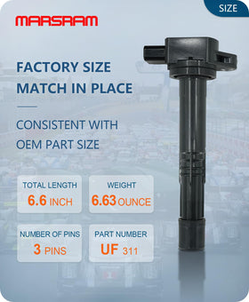 Marsram ignition coil connector and pin layout for easy plug-in installation