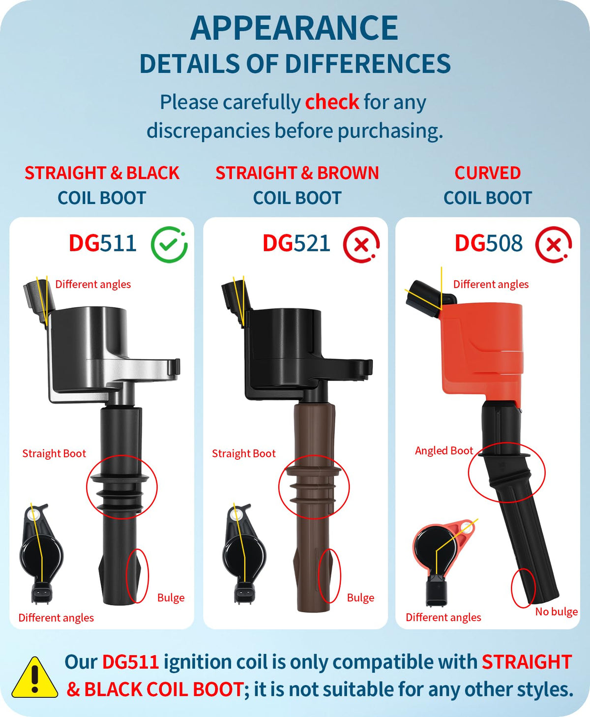 Marsram FD508 straight black boot close-up highlighting secure spark seal