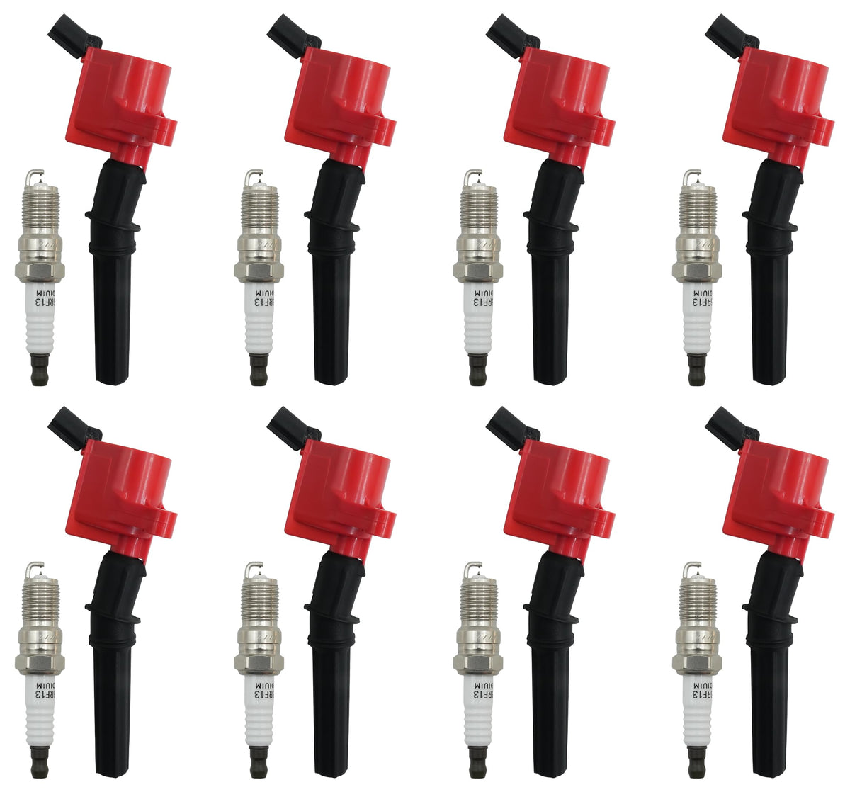 Marsram ignition coil pack front view showing eight coils and reliable fit