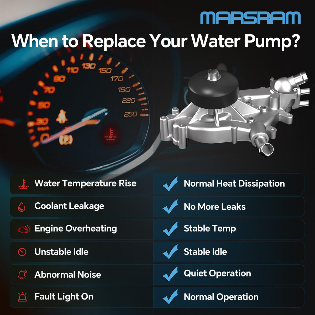 Marsram impeller detail illustrating robust vanes for steady coolant flow
