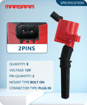 Marsram product label and part numbers clear for easy cross-reference