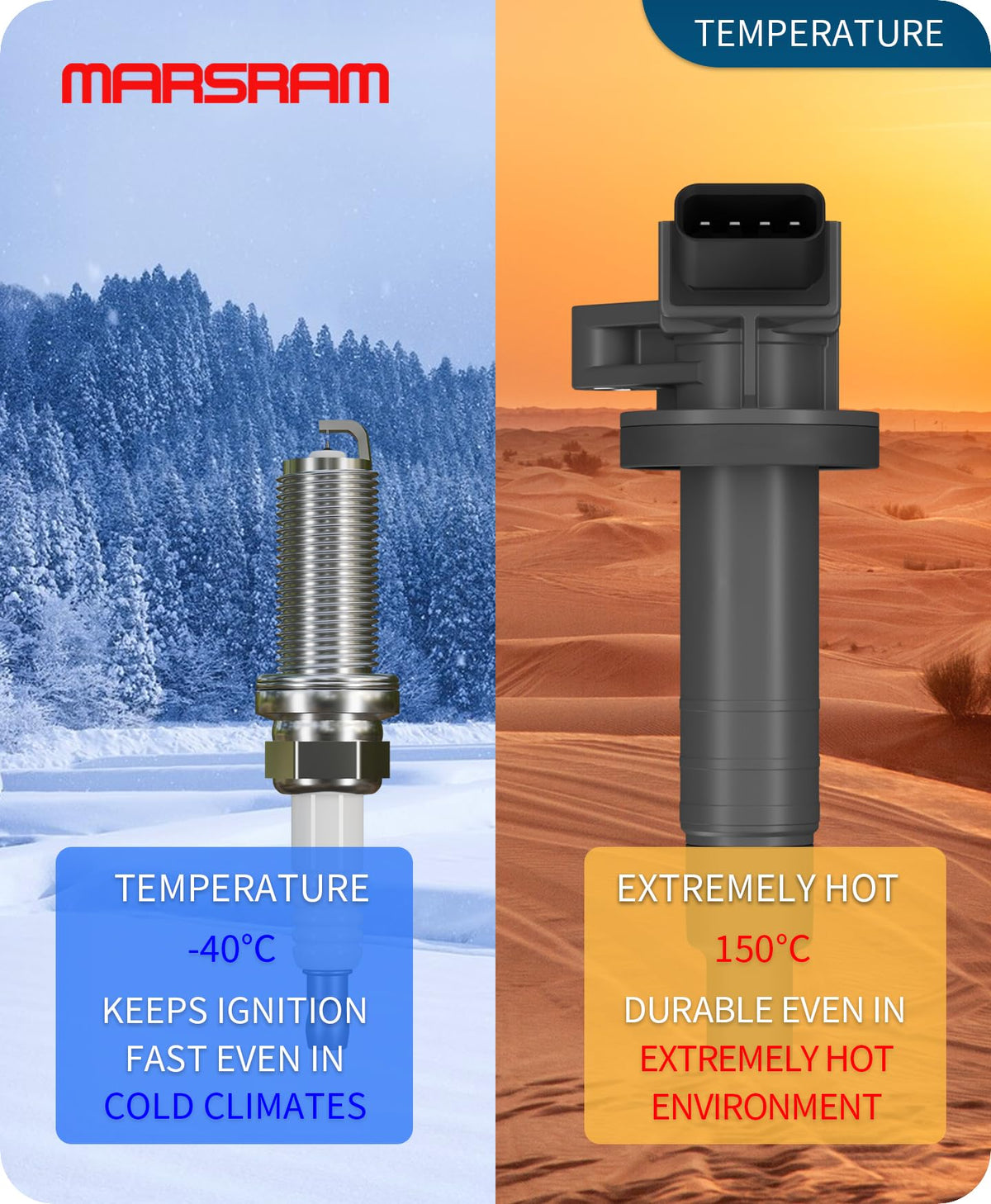 Marsram spark plug gap measurement illustrating precise spark consistency