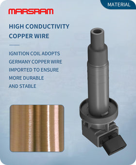 Marsram side label with specifications ensuring correct part identification