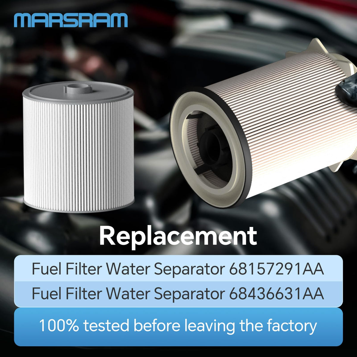 Marsram side profile seal detail showing leak-resistant design