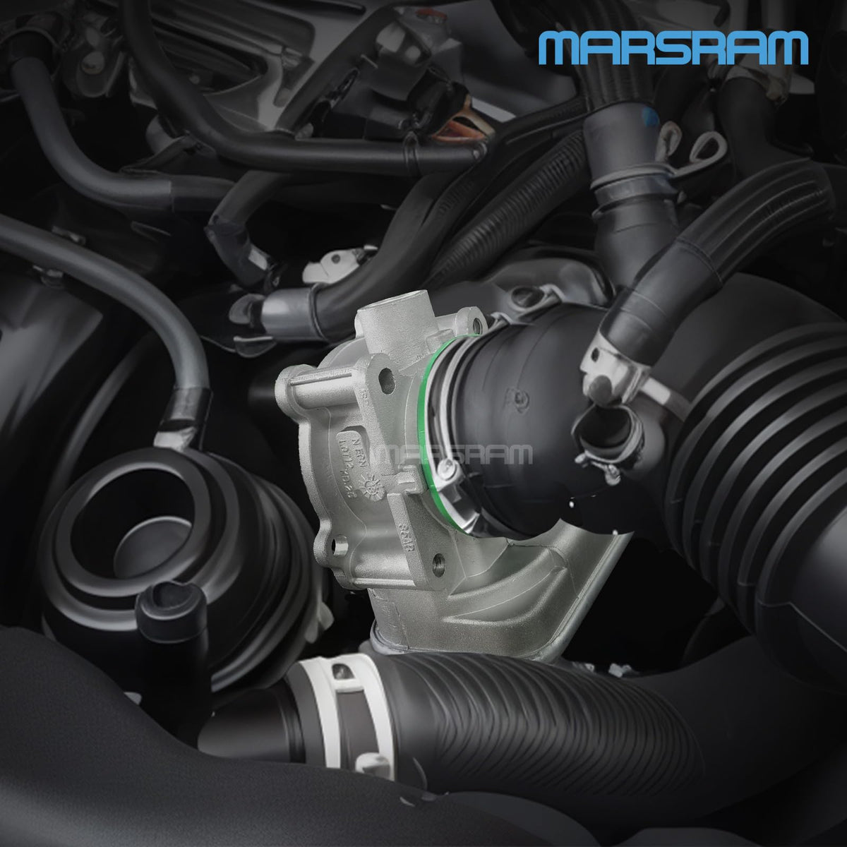 Marsram throttle body electronic sensor closeup illustrating upgraded durability