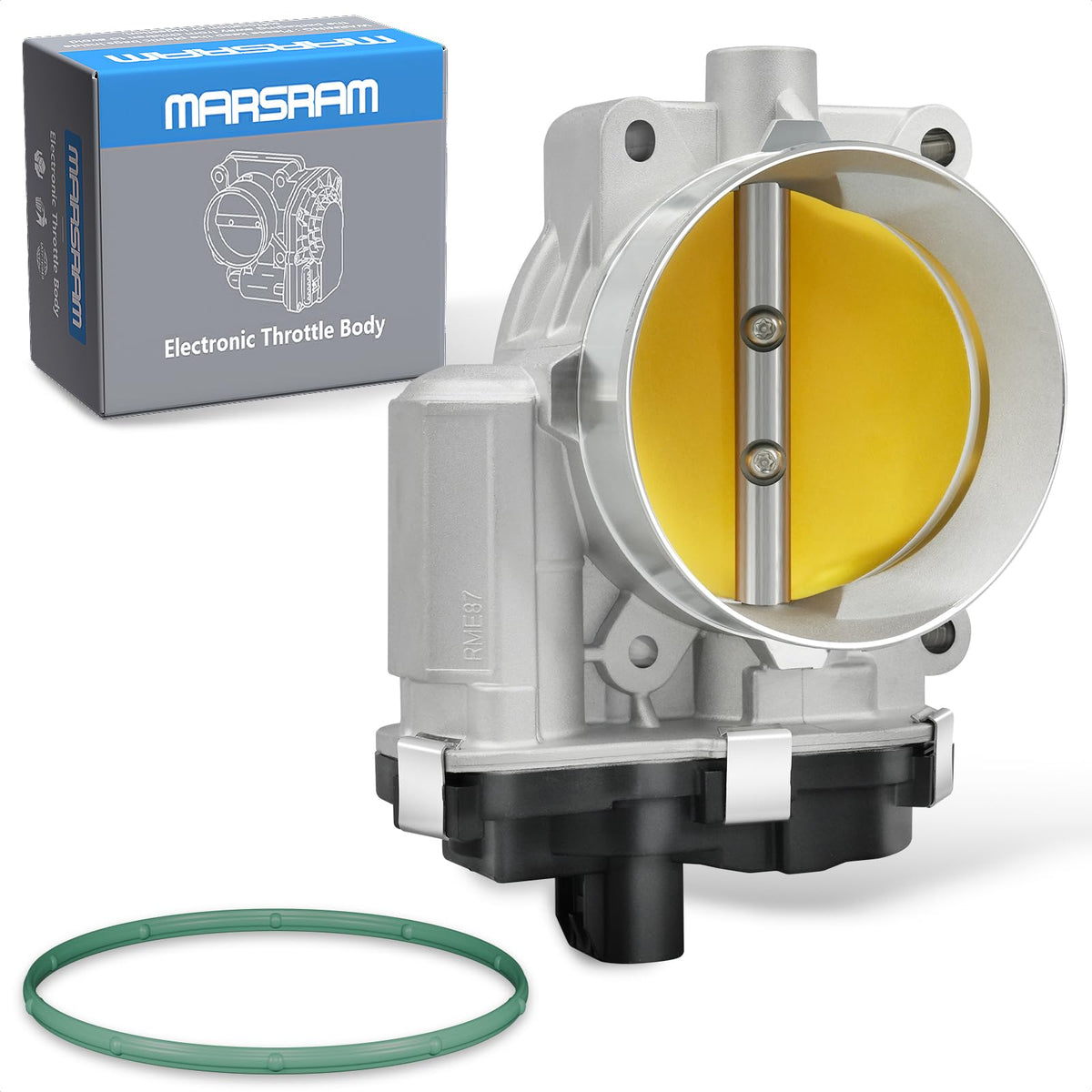Marsram throttle body front view showing fit and OEM alignment benefits