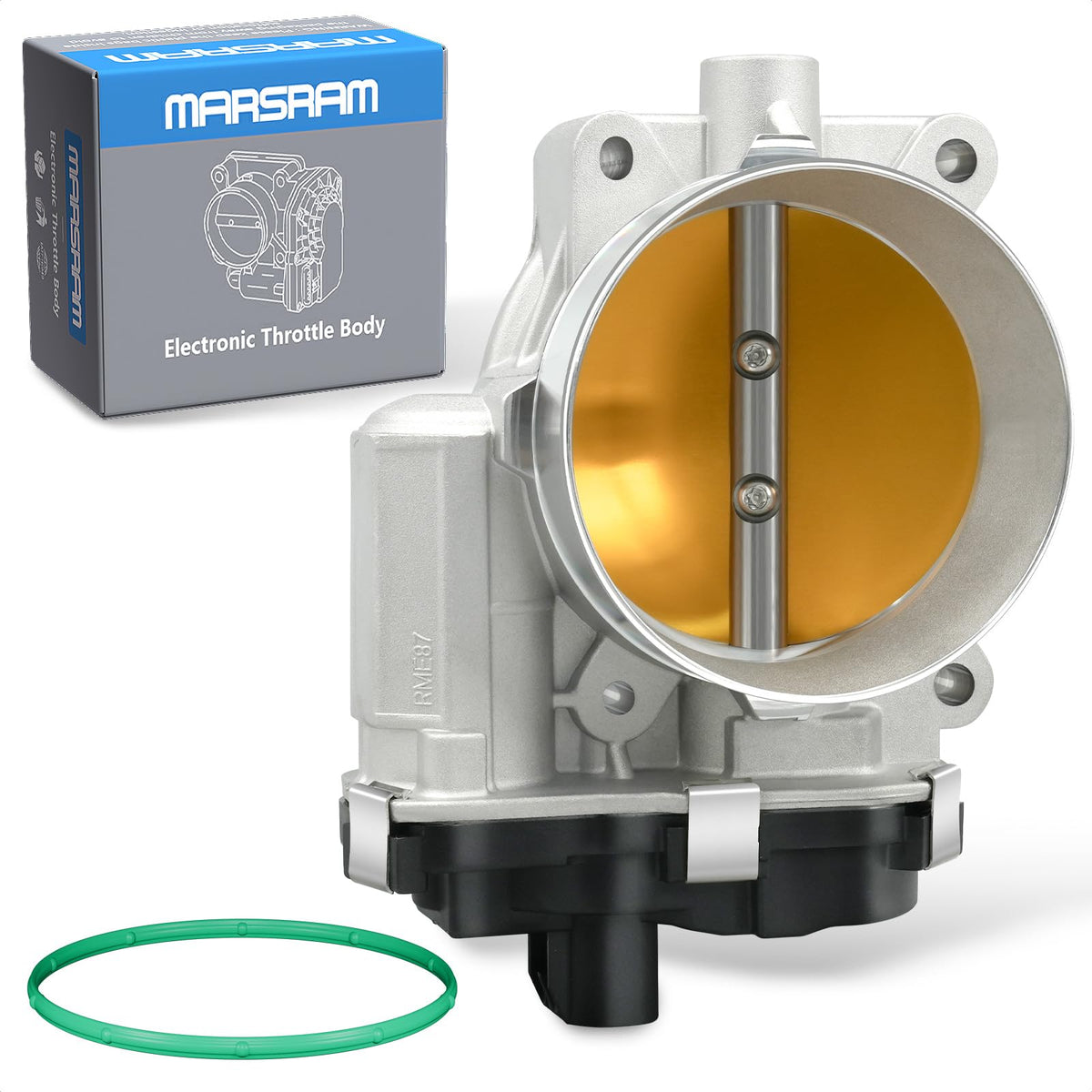 Marsram throttle body front view showing fit and airflow benefit