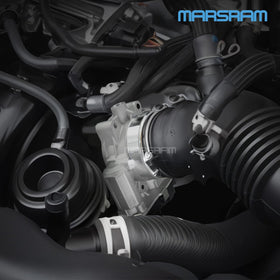 Marsram throttle body being installed in a garage demonstrating DIY ease