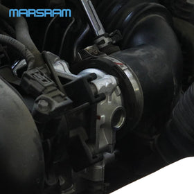 Marsram throttle body packaging and manual showing included instructions and warranty coverage