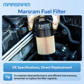 Marsram water separation illustration showing reduced water in fuel