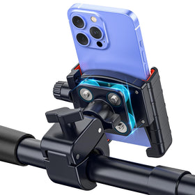 Marsrider front view mounted on handlebar showing stable ride benefit