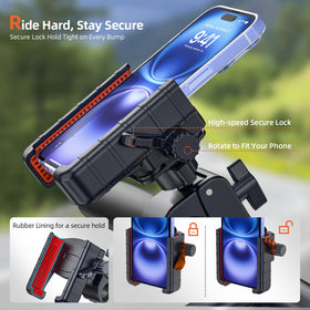 Marsrider one-hand operation knob enabling quick mount and release