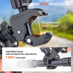Marsrider scale comparison with phone illustrating compatible 4.7–7 inch fit