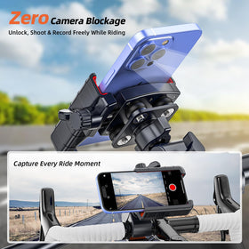 Marsrider side semi-open faceplate preserving camera access