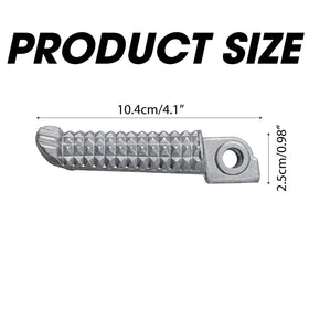 Marsrut front footpeg mounted on motorcycle demonstrating fit and stability benefit