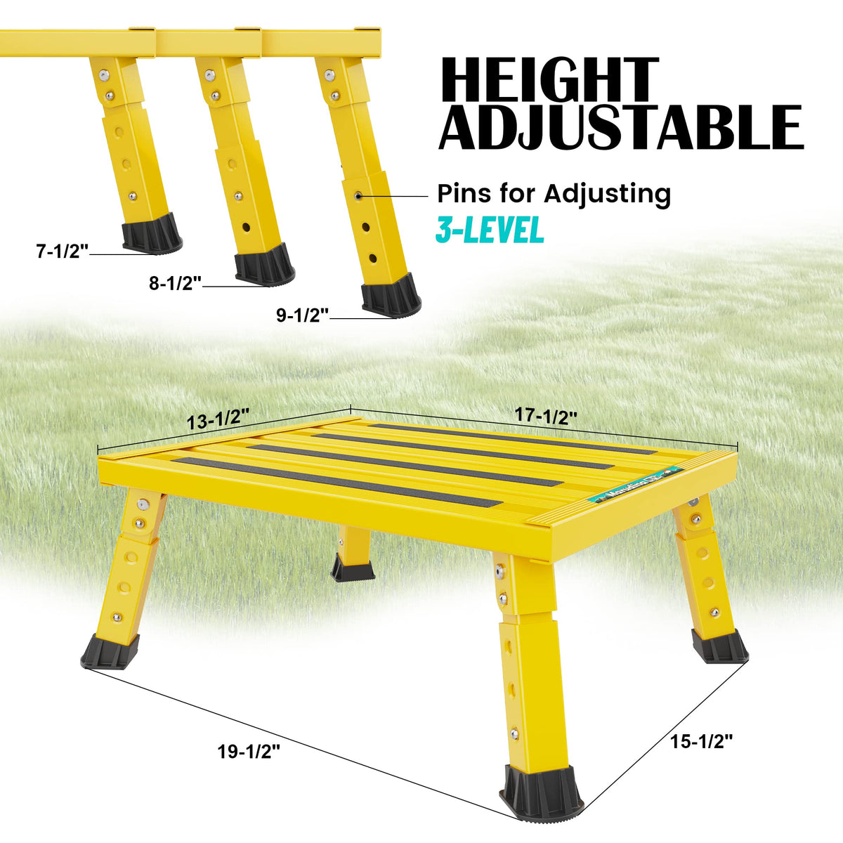 Marudina close-up anti-slip platform texture for confident footing