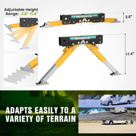 Marudina stabilizer folded compact for storage demonstrating portability benefit