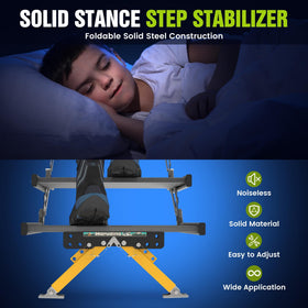 Marudina stabilizer yellow coating detail showing visibility and wear resistance benefit