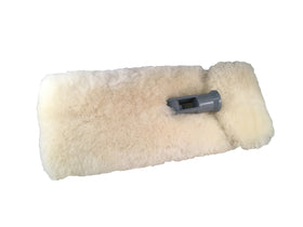 Mary Moppins lambswool pad front view showing plush pile for safe cleaning
