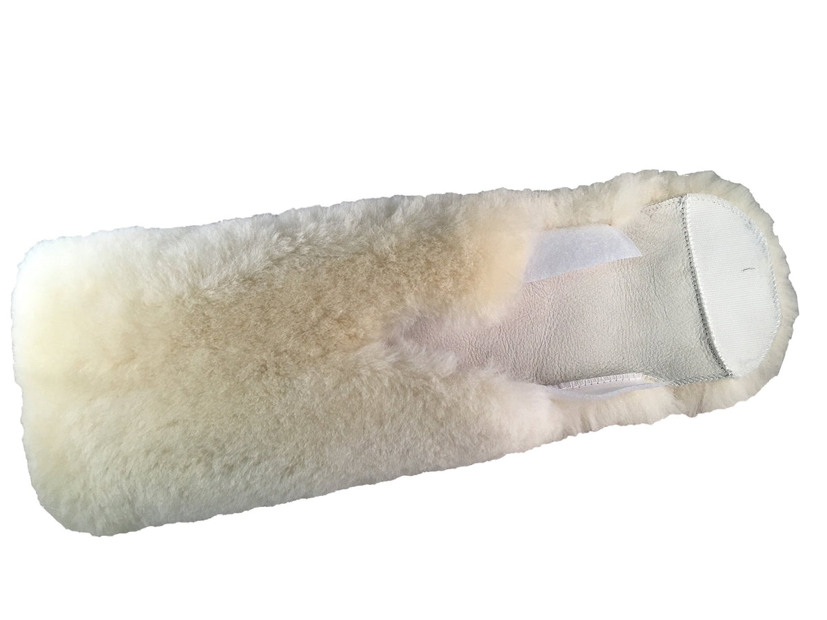 Mary Moppins leather backing close-up displaying durable attachment and longevity
