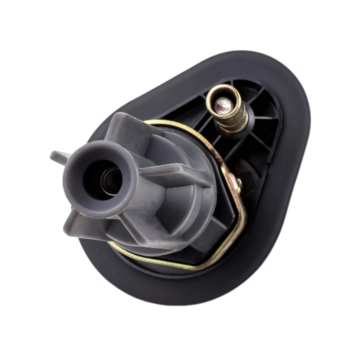 MAS coil pack electrical connector detail illustrating secure plug connection benefit